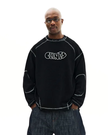 Clints Classic Waffle Tee - Black